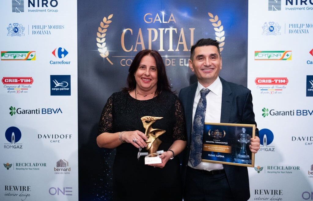 Fildas-Catena Receives an Award at the Capital Elite Companies Gala